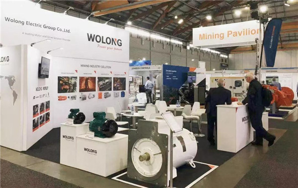 臥龍電驅(qū)旗下電機亮相2019澳大利亞礦業(yè)展